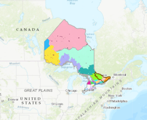 Map of Ontario Treaties